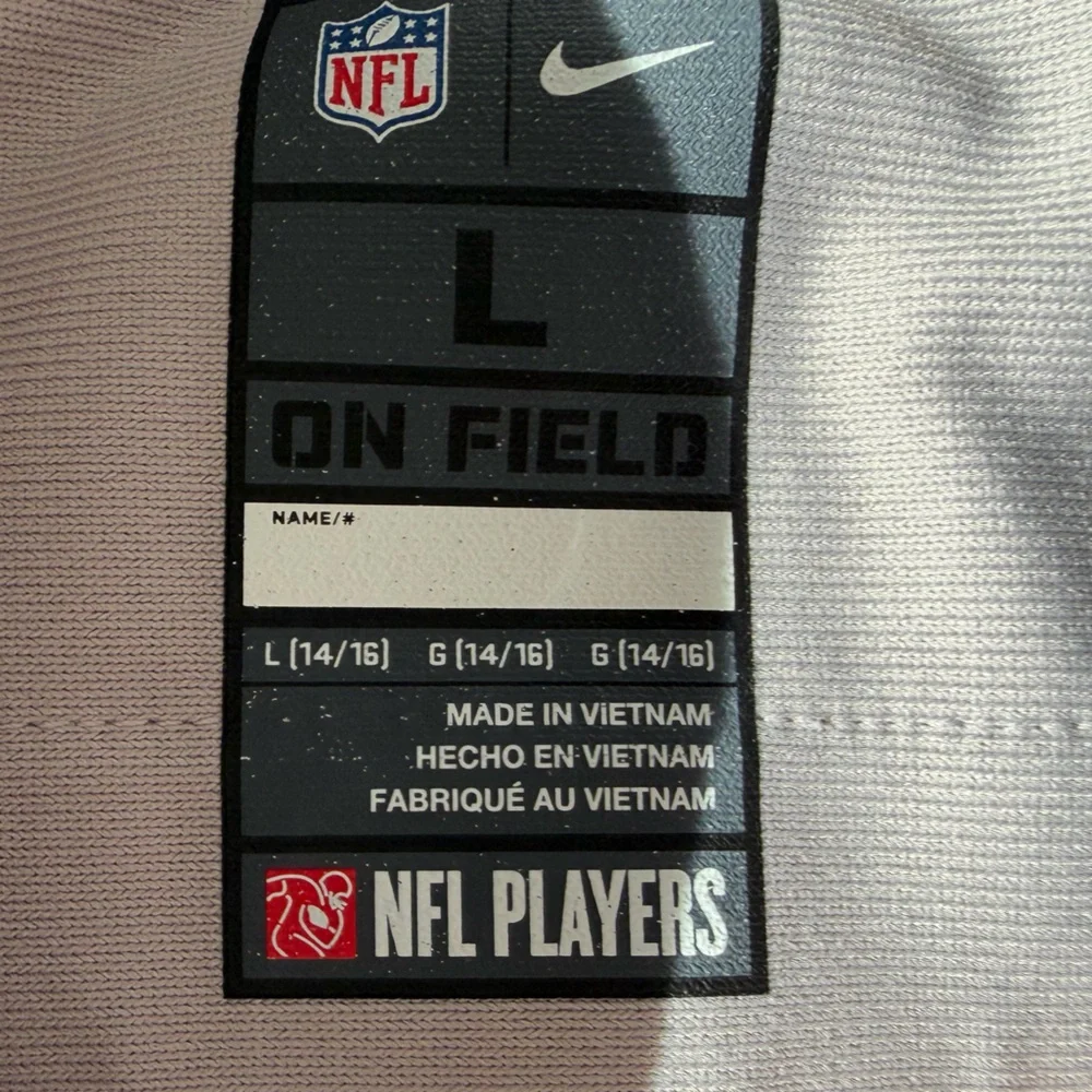 NFL Jalen Hurts Philadelphia Eagles Super Bowl LVII Nike Atmosphere Grey Jersey - Picture 6 of 6